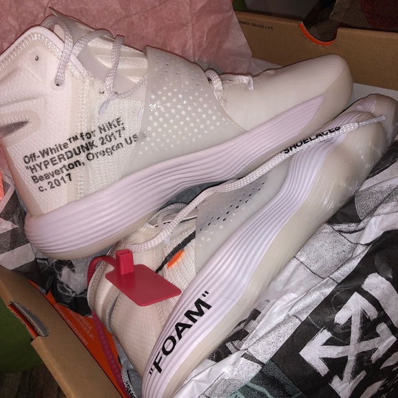 Nike OW Hyperdunks 2017 sz10.5 - Picture 1 of 1